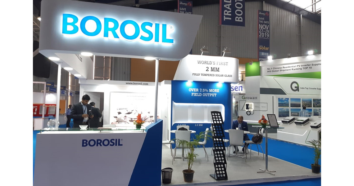 Borosil Glass, Inter Solar India, Banglore, 2018