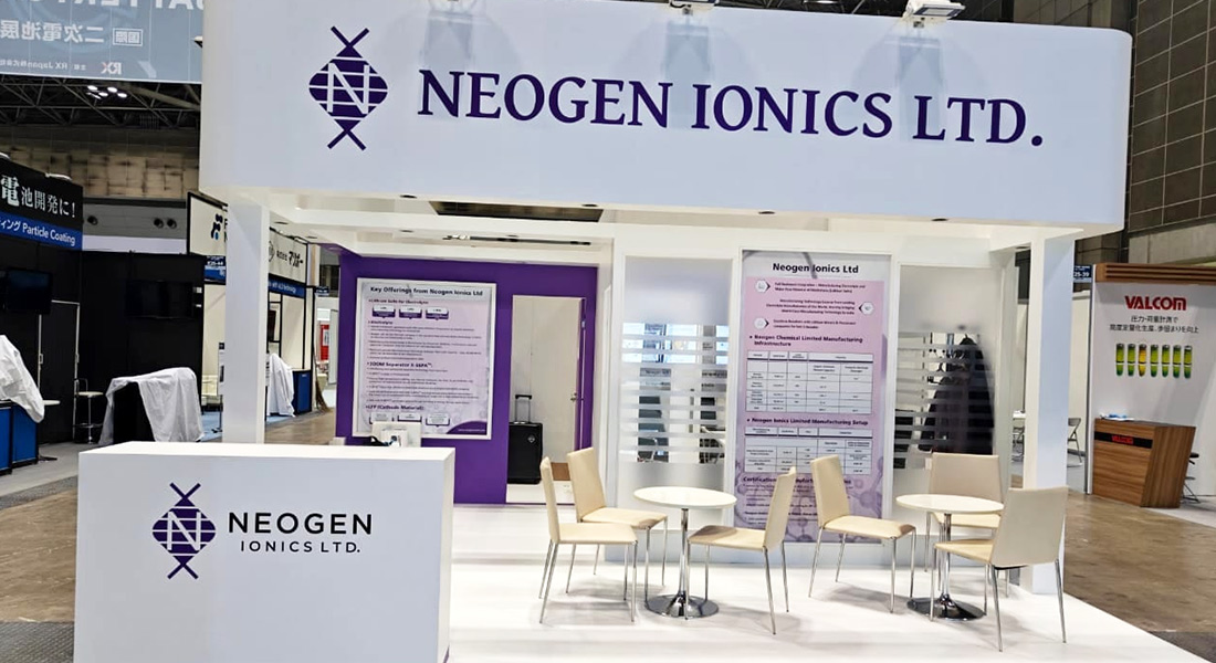 Neogen Chemicals, Battery Expo 2024, Tokyo